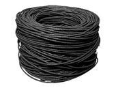 Cabo de Rede UTP CAT5e CMX 4 pares PRETO